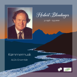ALEA-Ensemble: Herbert Blendinger - Kammermusik